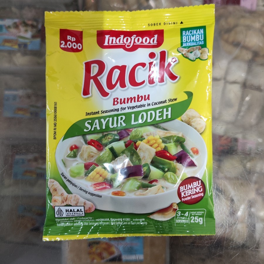 

Indofood racik sayur lodeh 25 gr