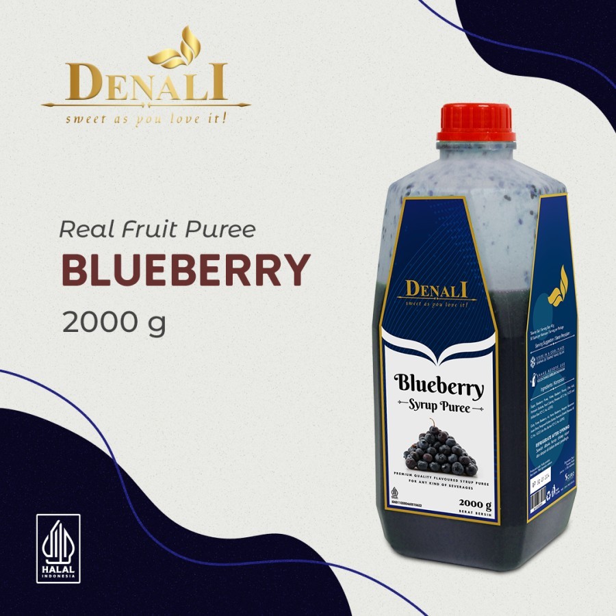 

Denali Puree Blueberry 2kg