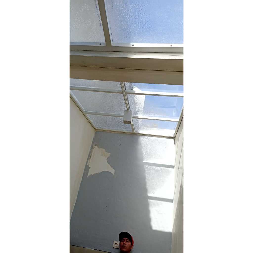 Kanopi solarflat 3mm sidoarjo textured