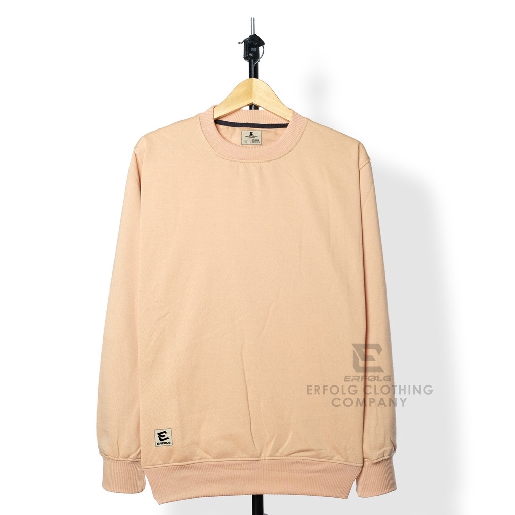 ART G28X Sweater Polos Crewneck Pria Wanita Oversize Warna Light Cream White Black Suwiter Couple Pa