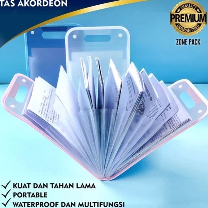 

EDP958 Free Ongkir Tas File Holder Kertas A4 13 Sekat Map Bag Dokumen Bags Box Alat Tulis