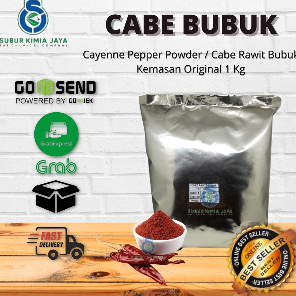

ABE562 PROMO ALE Cabe Rawit Bubuk Cayenne Pepper Powder 1 kg