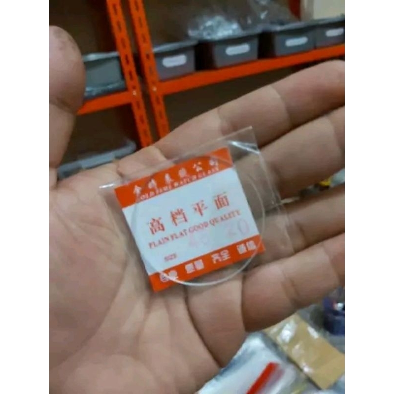 KACA JAM TANGAN BENING TEBAL 2MM BERKUALITAS