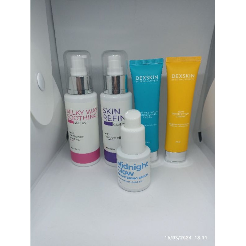 Preloved DERMA EXPRESS Total Whitening Set Package