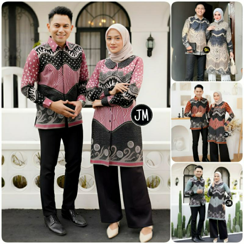 Batik Couple | Batik Couple Modern | Couple Batik | Batik Tunik Couple