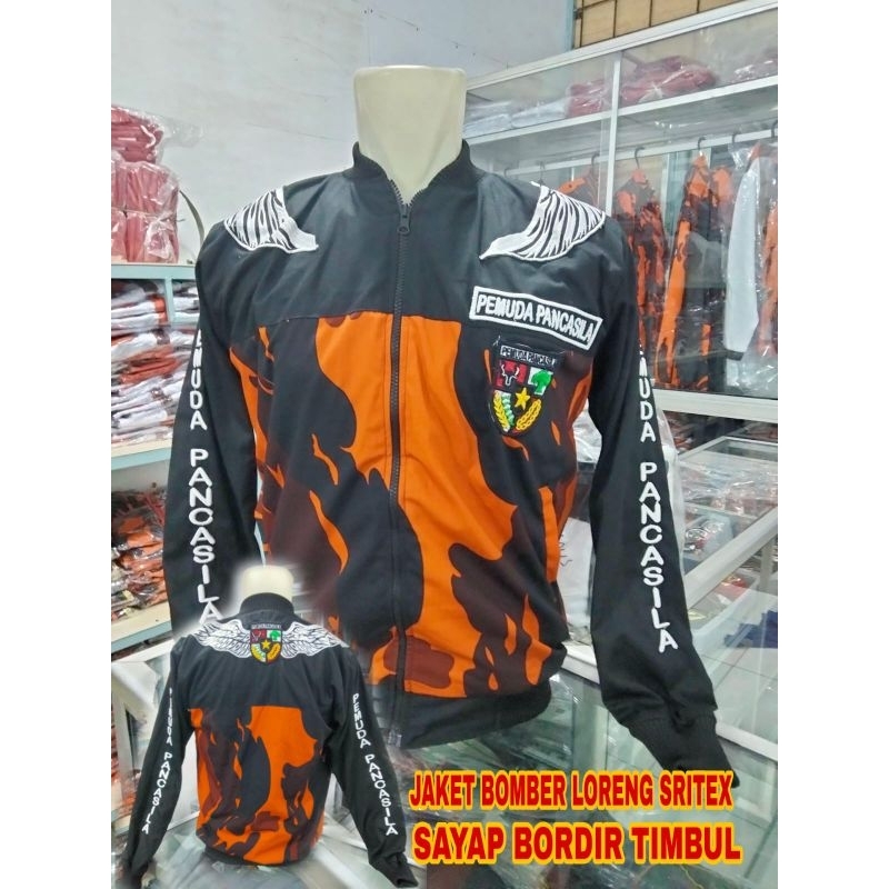 Jaket sritex bomber  bordir timbul pemuda pancasila