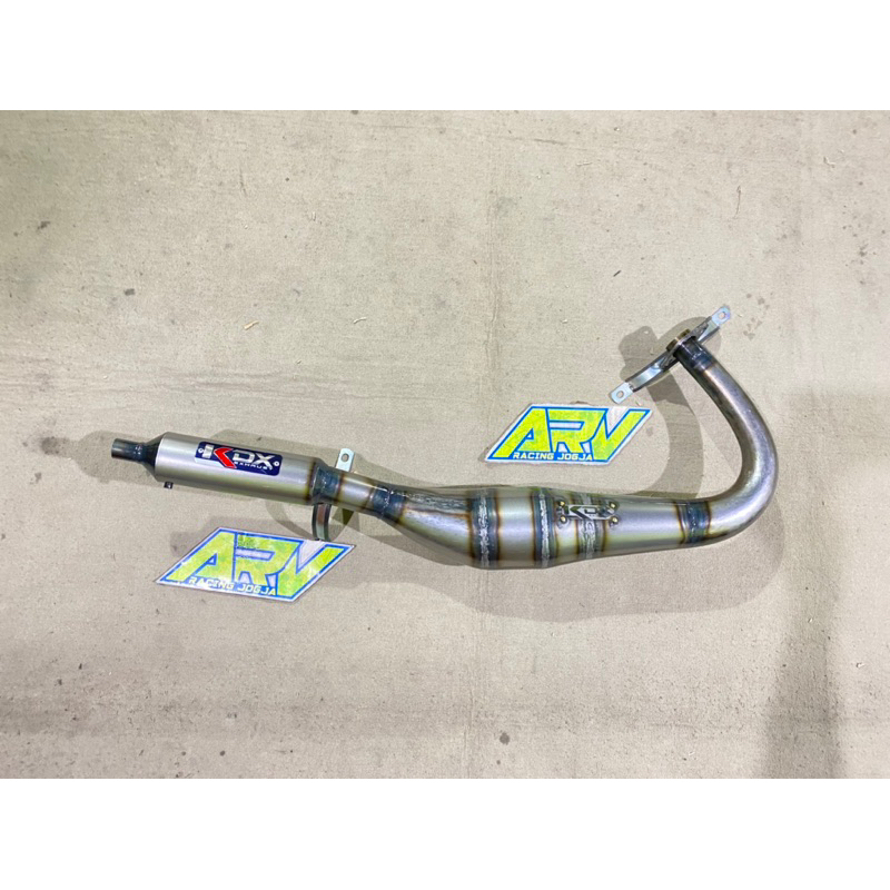 Knalpot KDX Rxking 3v3 Leher Plipit Leher Pres Ori Jogja