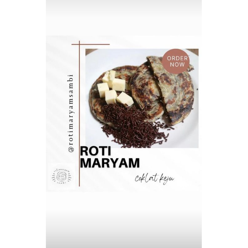 

Frozenfood roti Maryam coklat keju