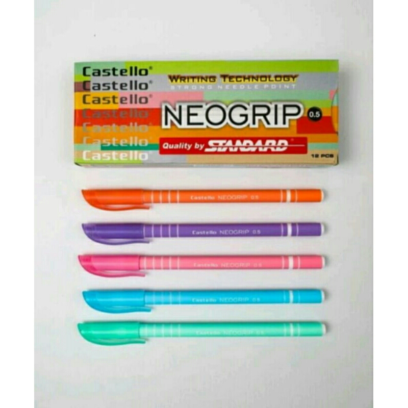 

Pen castello neogrip ( pulpen harga satuan)
