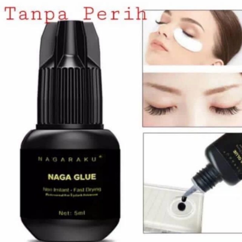 Lem bulu mata nagaraku / lem Eyelash extension tidak pedih dan tahan lama