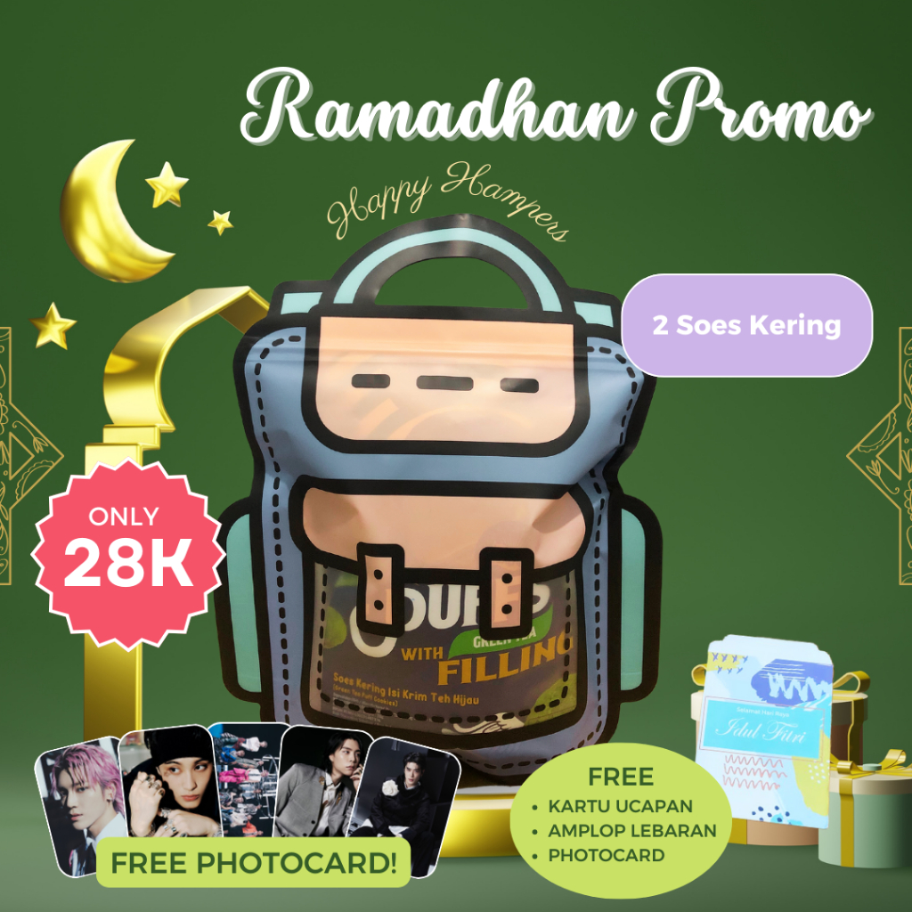 

PROMO MURAH PO HAMPERS LEBARAN! FREE HANGTAG + AMPLOP + PHOTOCARD✨