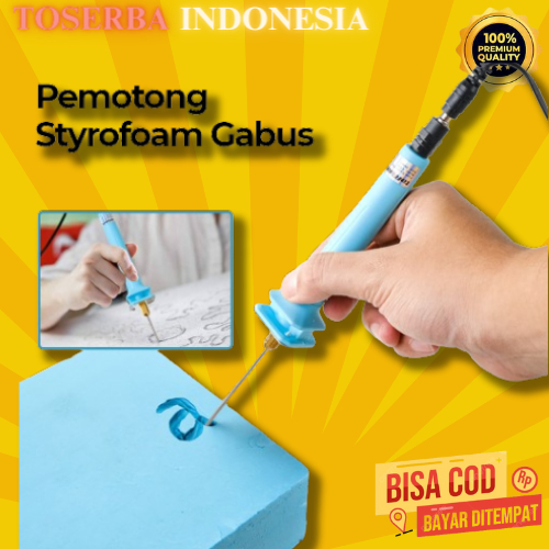 

Pemotong Styrofoam Gabus Polystyrene Cutting Machine 10cm 30W - Taffware - Blue