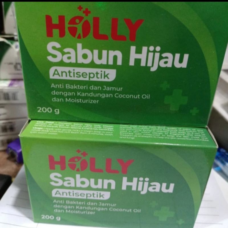 sabun antisptik 200gr holly sabun hijau