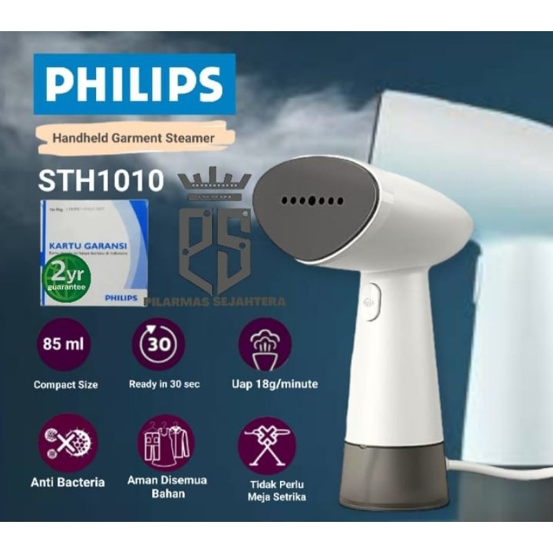 Setrika uap PHILIPS handheld Gatment steamer STH1010 Setrika PHILIPS Sth 1010