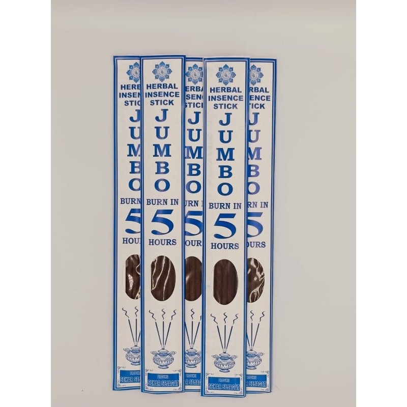 Dupa Jumbo Wangi 5 Jam Stick Basah Herbal 40cm