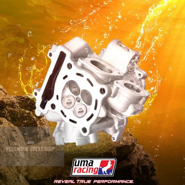 Head Uma Racing Ukuran In23/Ex20 In25/Ex22 Mx King / R15/ Vixion Old/ Xabre/ Jupiter MX