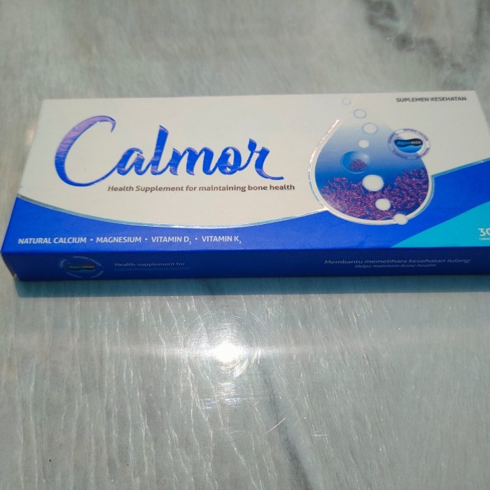 CALMOR Suplemen Tulang Rasa Coklat with Aquamin / Kalsium Ibu Hamil & Menyusui