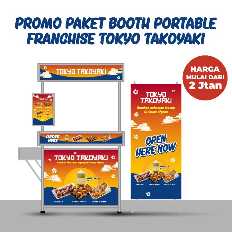 

Paket Usaha Takoyaki Franchise Makanan Jepang