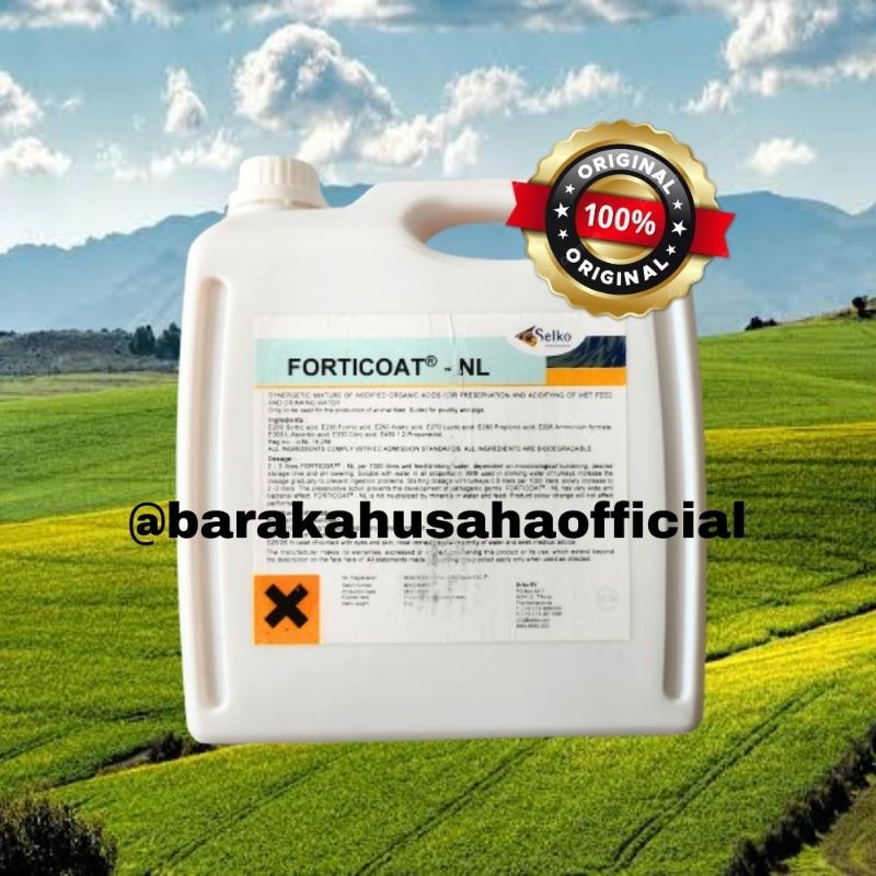FORTICOAT NL 5kg - Penghilang Bakteri Jamur Virus yang buruk untuk ayam dan hewan ternak lainnya