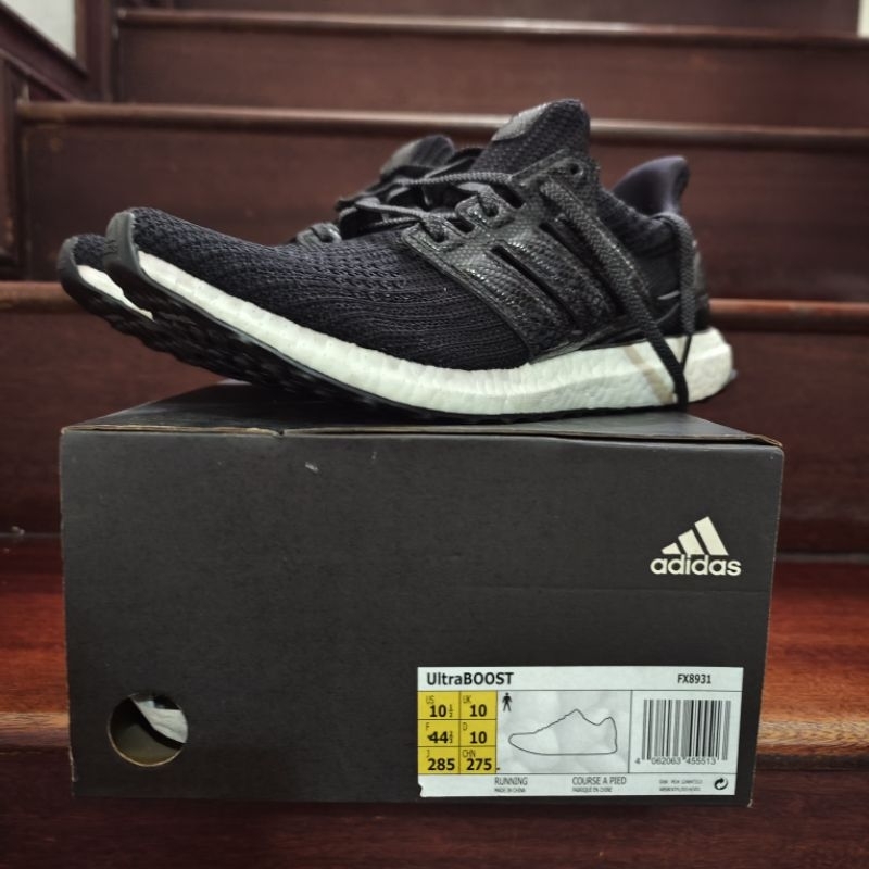 [TY STORAGE] NEW ORIGINAL ADIDAS ULTRA BOOST 4.0 DNA FX 8931 RUNNING core black shoes.