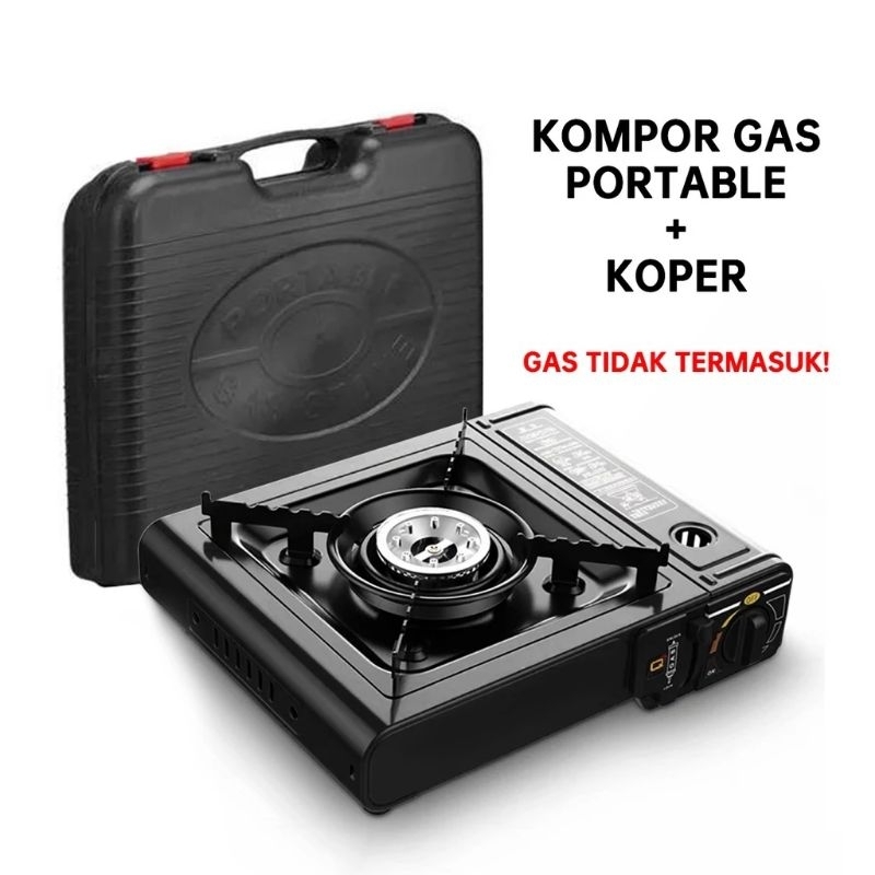 Kompor Gas Portable 1 tungku 2 In 1 / Kompor gas 1 tungku murah portable gas / Kompor