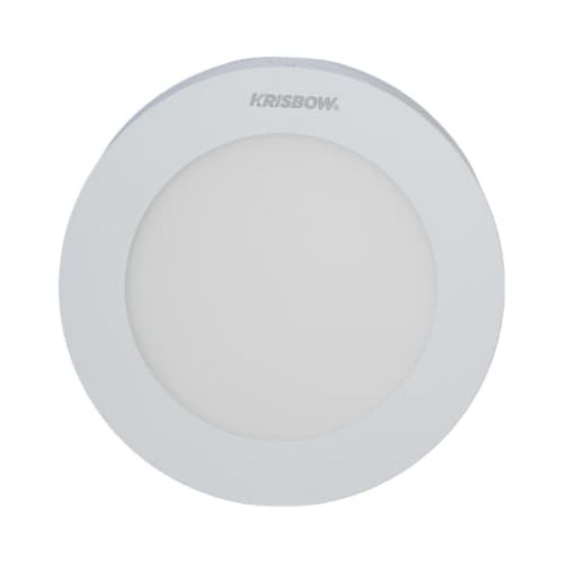 Krisbow Lampu Downlight Slim Outbow 12 Watt Warm White Round