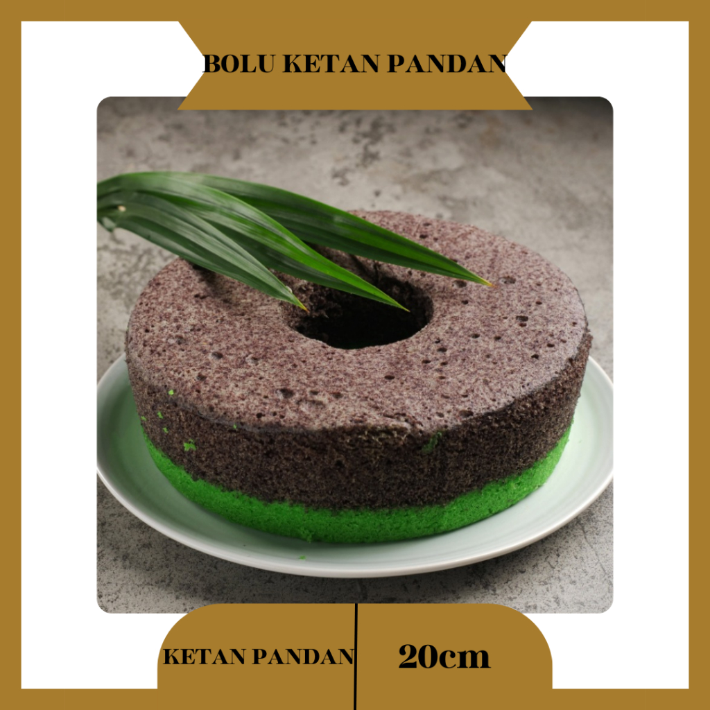 

Kue Bolu Ketan Hitam Pandan / Kue Bolu / Bolu Kukus / Bolu Ketan Item / Bolu Pandan / Bolu Ketan / Kue Ketan (Uk22cm)