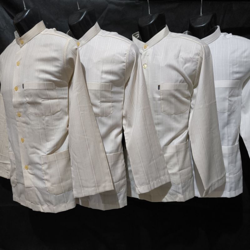 Baju Koko Katun Al Luthfi [ Lengan Panjang ]