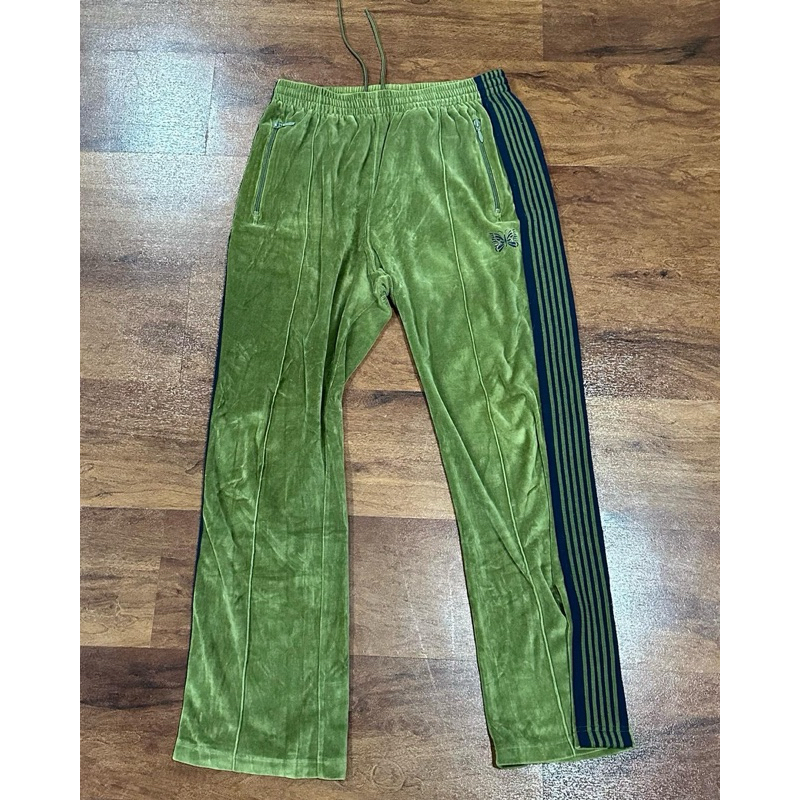 NEEDLES Green Track Pants