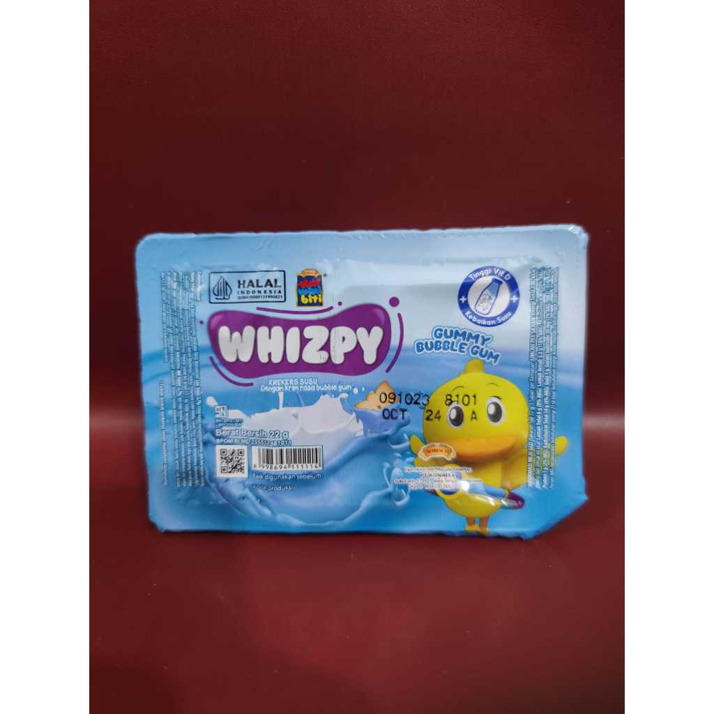 

Tini Wini Biti Whizpy Gummy Bubblegum 22G