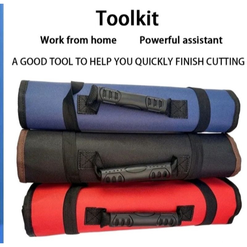 toolkit, tas perkakas, tas kunci-kunci, roll
