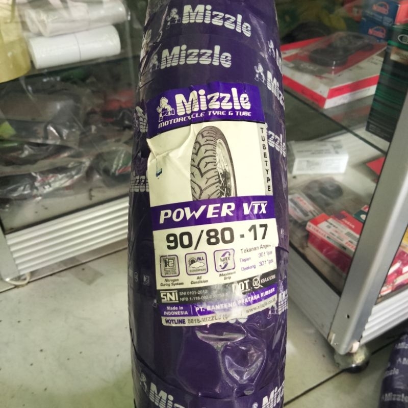 BAN LUAR MIZZLE VTX 90/80_17 90 80 17 TUBETYPE