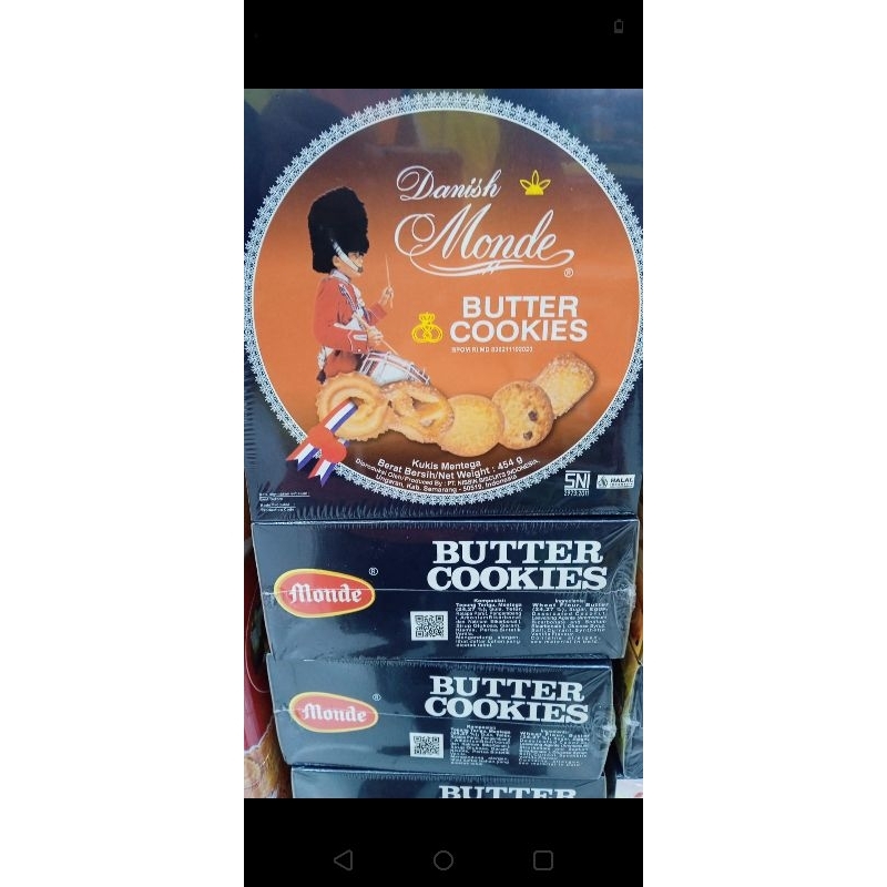 

MONDE BUTTER COOKIES 445 GRAM