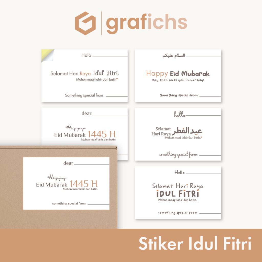 

Stiker Ucapan Idul Fitri GISI21-25 by Grafichs