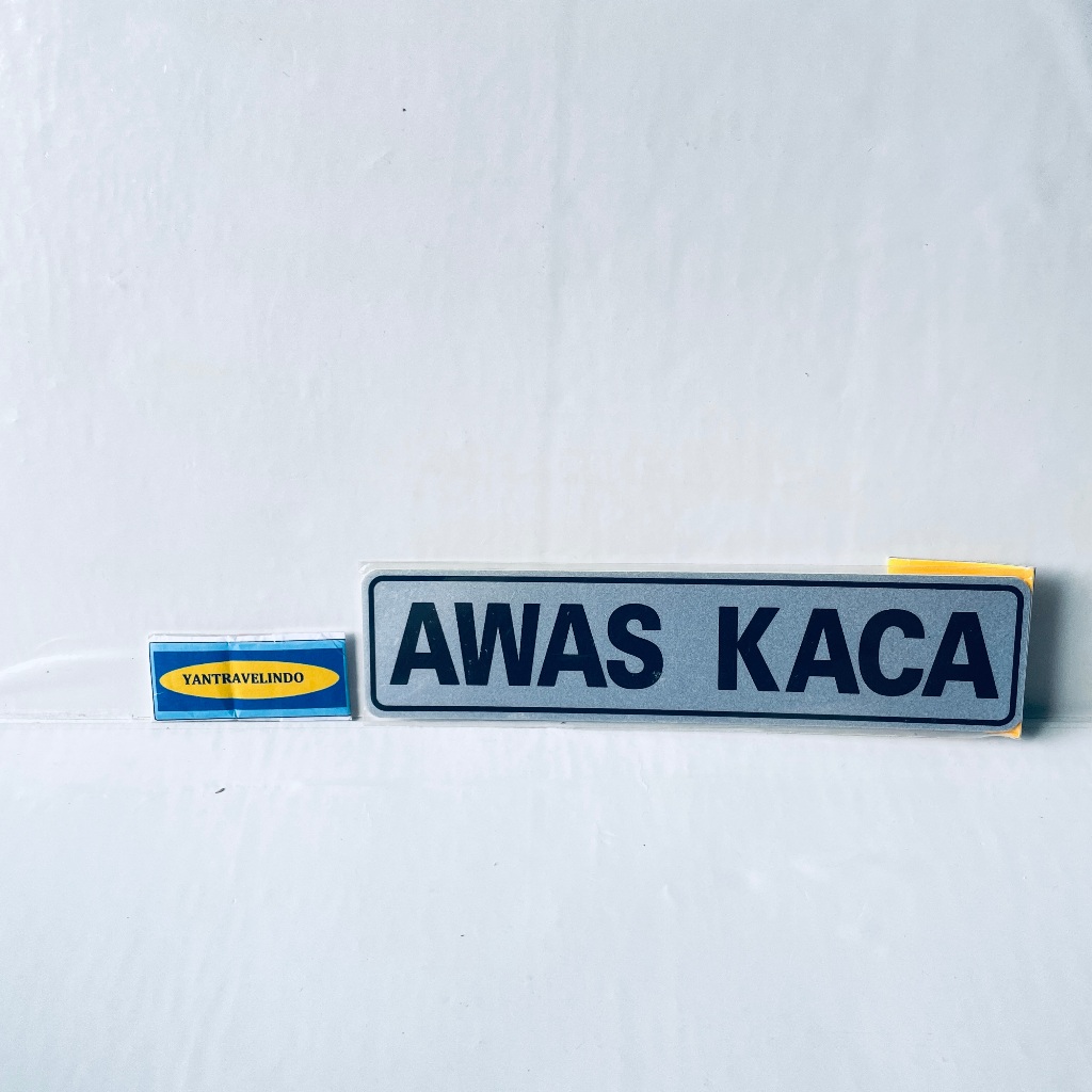 

LABEL PERINGATAN TEMPEL AWAS KACA UNTUK DINDING KACA ATAU SEKAT KACA YANG SUPER BENING