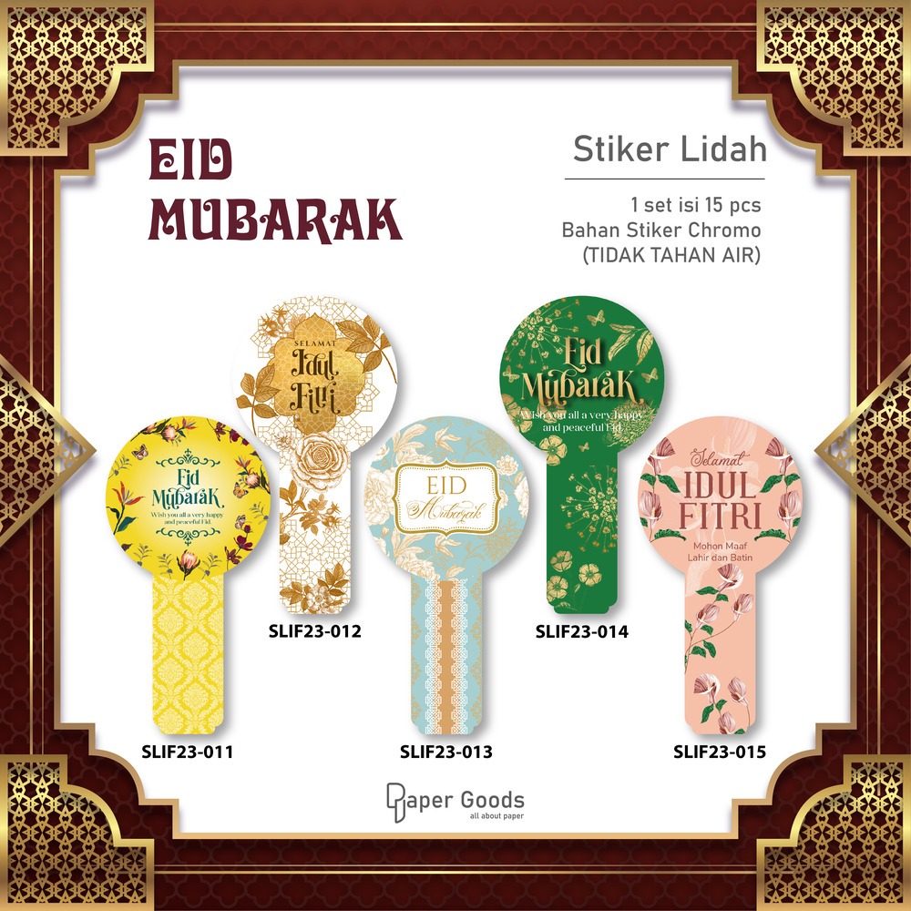 

Stiker Toples / Stiker Lidah Ucapan Idul Fitri / Stiker Lidah
