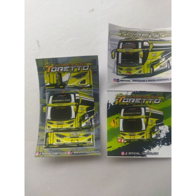 

stiker paket Toretto kotak isi 3 pcs anti air