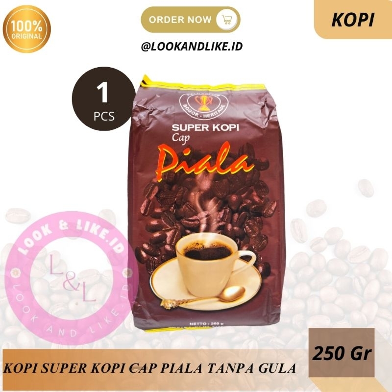 

Super Kopi Cap Piala 250 Gram Tanpa Gula, Halal Murah dan Enak