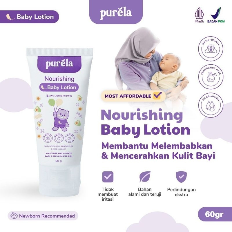 [COD] PURELA Nourishing Baby Lotion | Lotion Anak | Hand & Body Baby and Kids