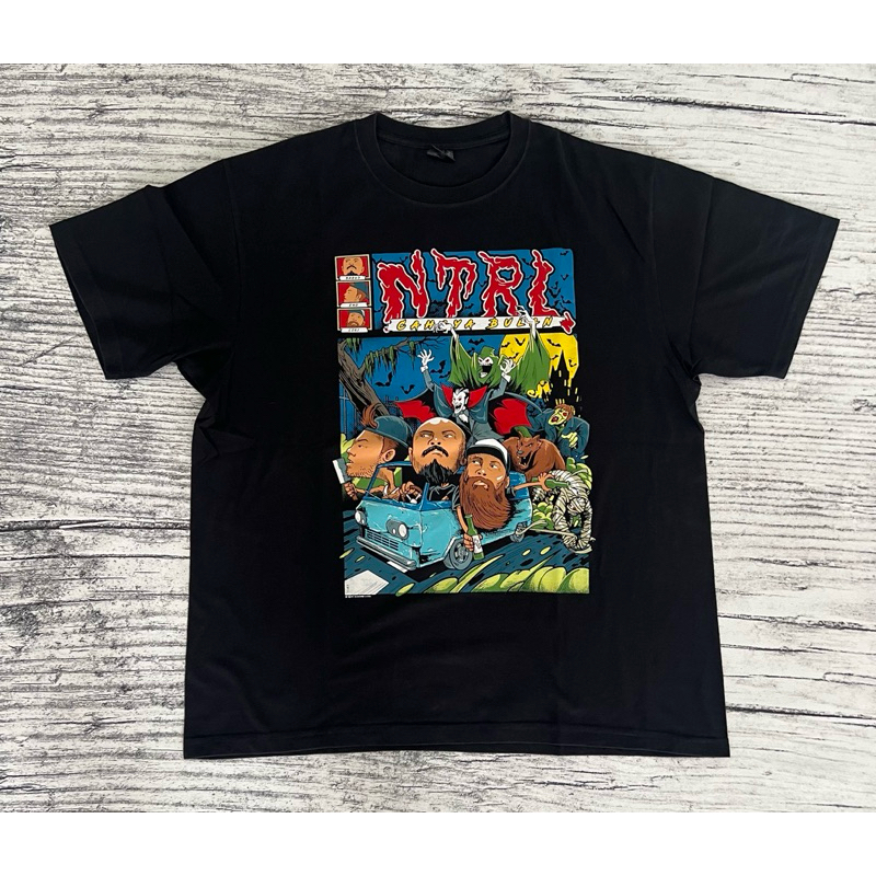 [ORI] Kaos T-Shirt Band NTRL Netral Cahaya Bulan Official Merchandise Kaos Pria