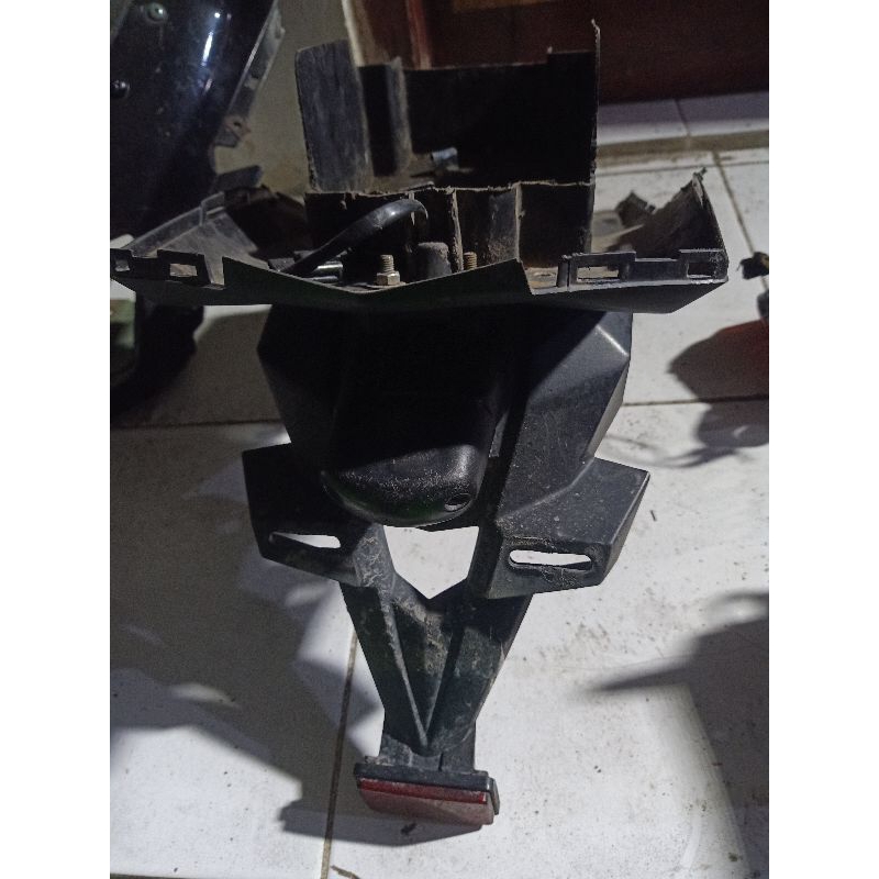 Slebor belakang Ninja RR New original copotan Udah ada Lampu + mata kucing
