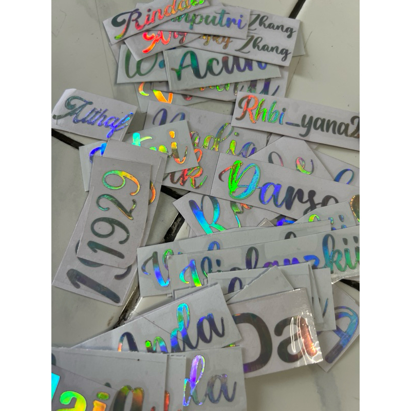 

JUAL MURAH STIKER HOLOGRAM READY PART 2