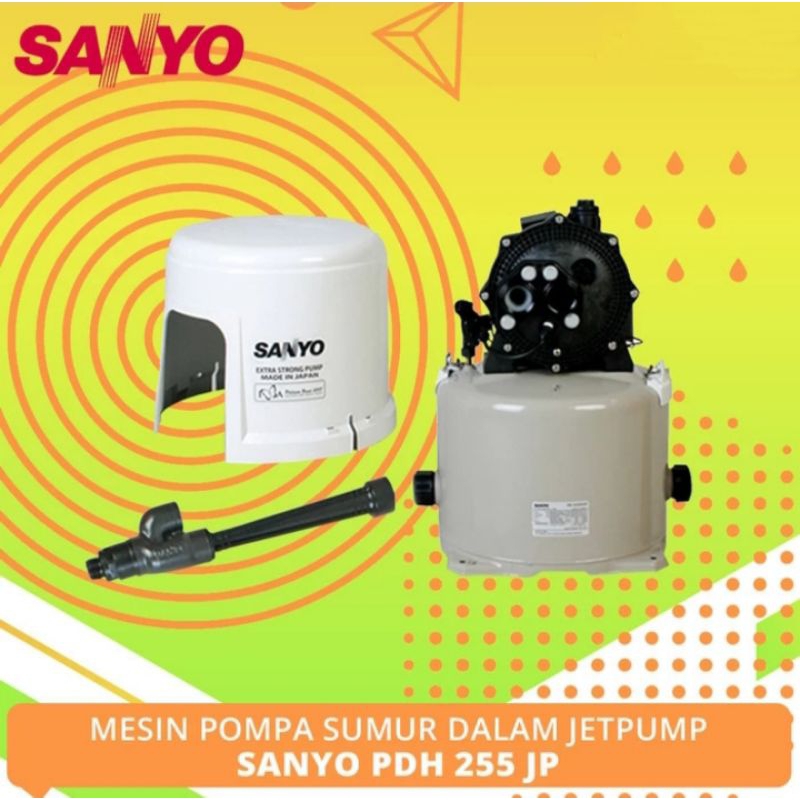 Pompa Air SANYO Jet Pump PDH 255 JP Made In JAPAN