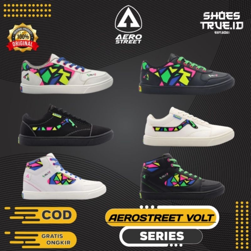 [ORIGINAL LIMITED EDITION] AEROSTREET VOLT SERIES // AEROSTEEET HOOPS X VOLT SERIES // AEROSTREET MA