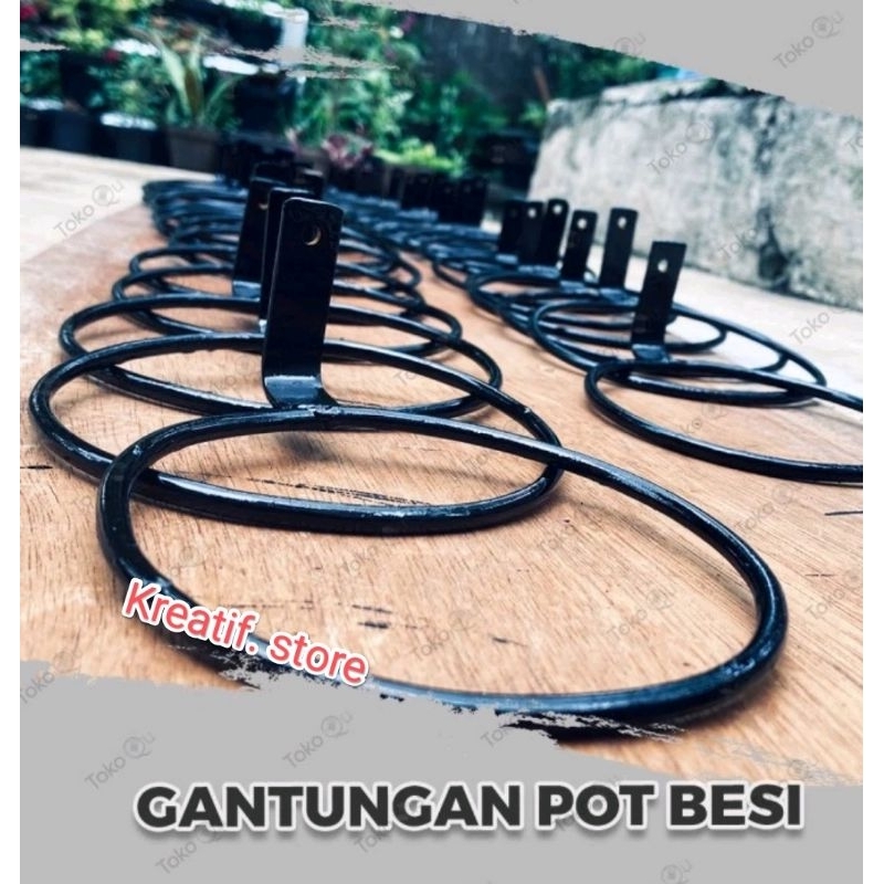 Standing pot / Rak pot dinding / Rak pot bunga tempel dinding
