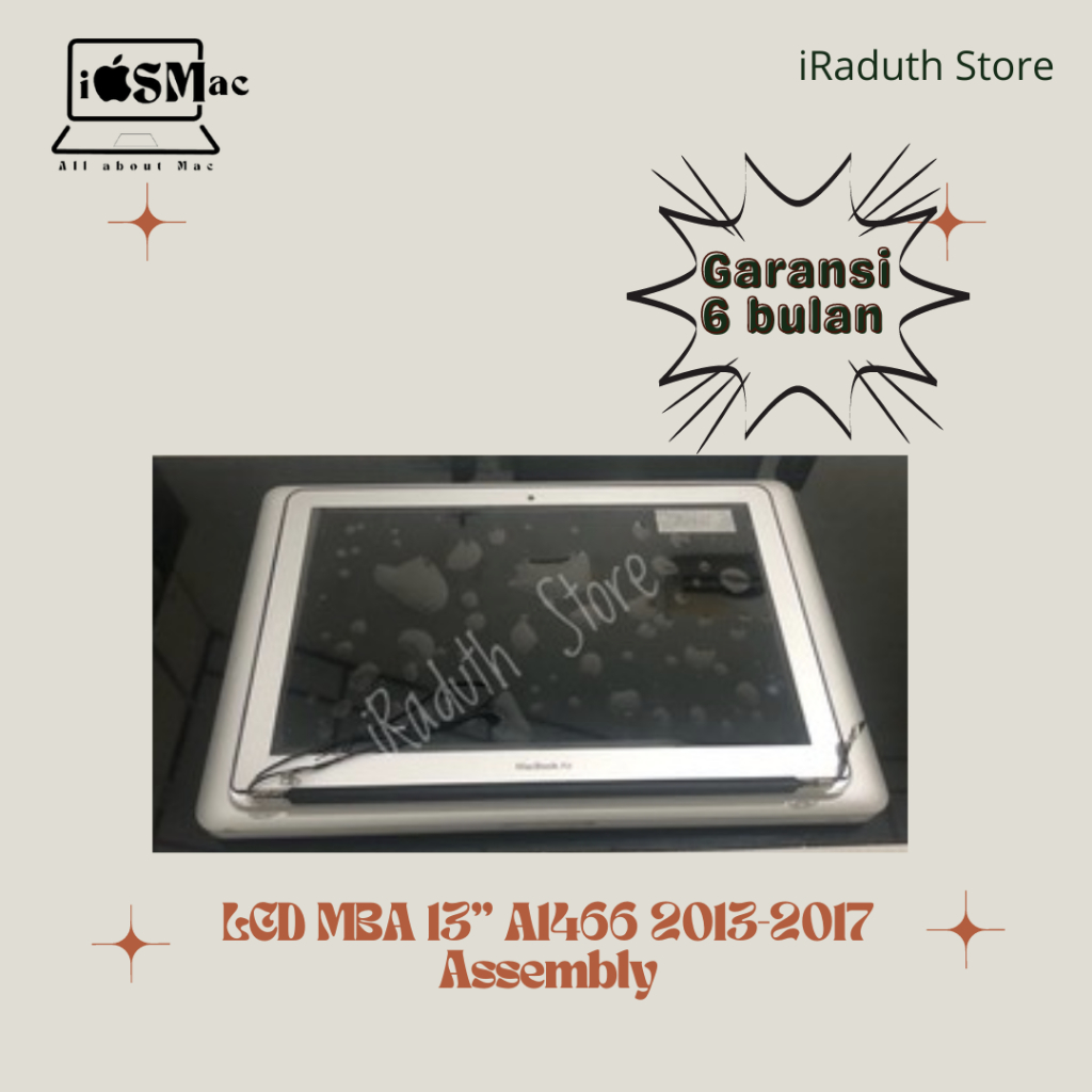 LCD MBA 13” A1466 2013-2017 Assembly