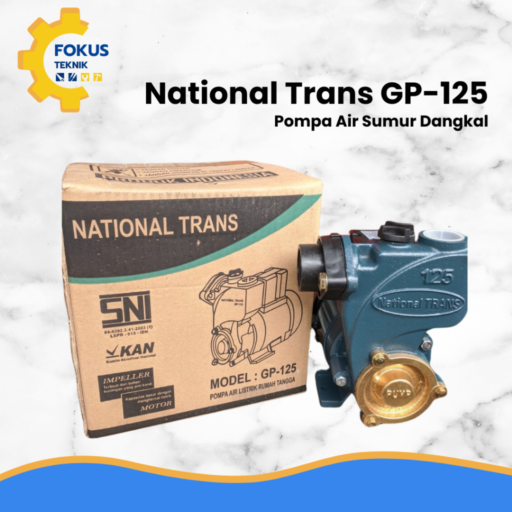 Pompa Air Sumur Dangkal GP 125 National