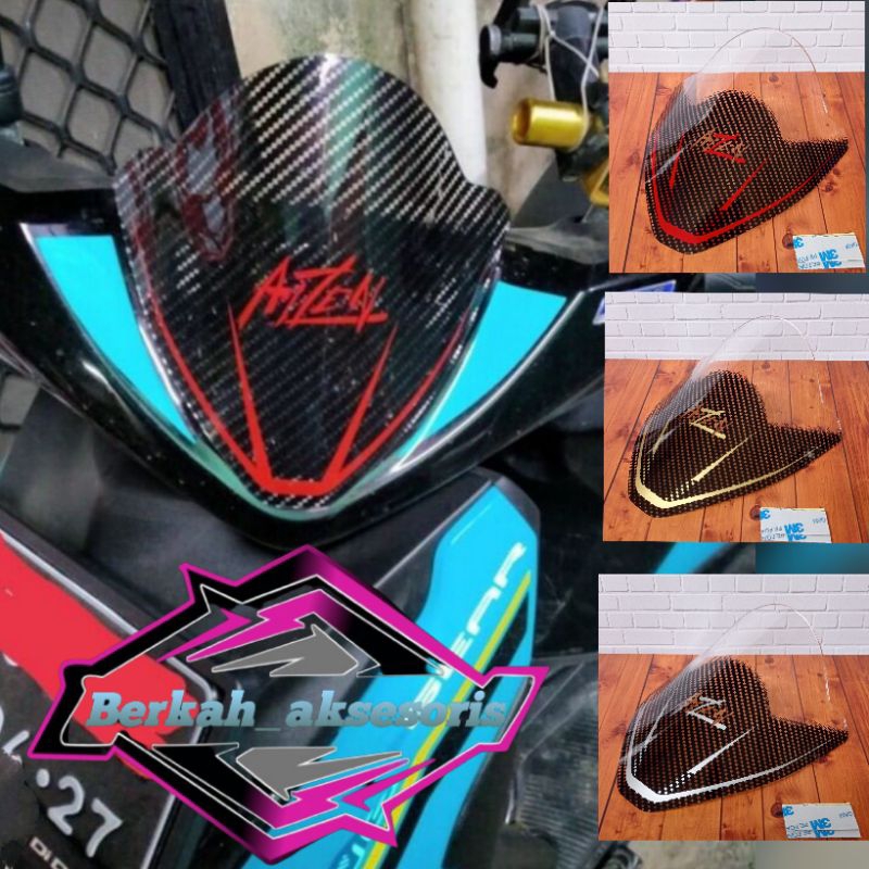 VISOR CARBON YAMAHA MIO GEAR 125 WINDSHIELD YAMAHA MIO GEAR