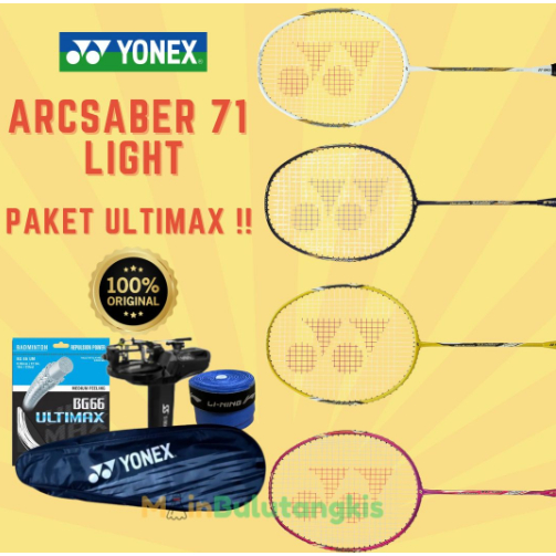 Raket Yonex Arcsaber 71 Light Rudi Hartono Original