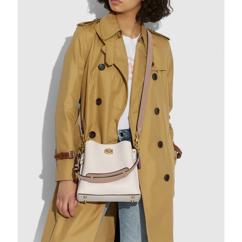 Coach Original Willow Bucket Bag In Colorblock